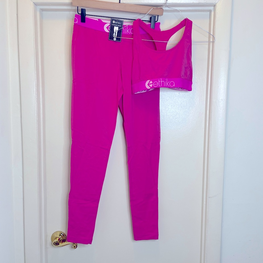 2pc crop top legging set